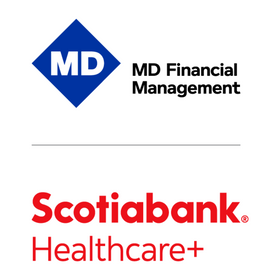 MD Financial Management Scotiabank Healthcare+ Logo