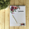 September Large Floral Perpetual Calendar - Fort Saskatchewan, AB