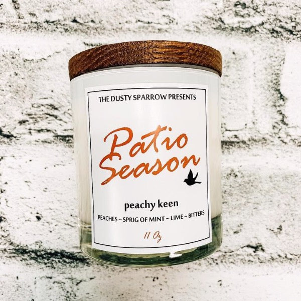 Peachy Keen Candle- The Dusty Sparrow, Drayton Valley, AB