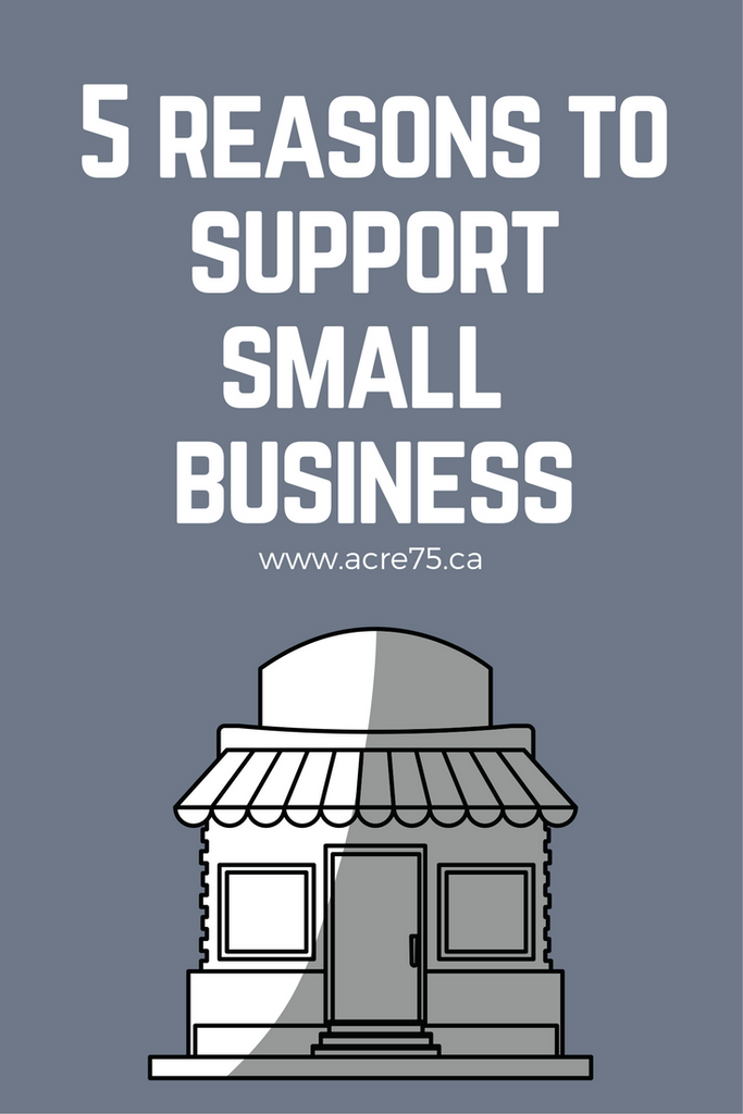 Five Reasons to Support Small Business