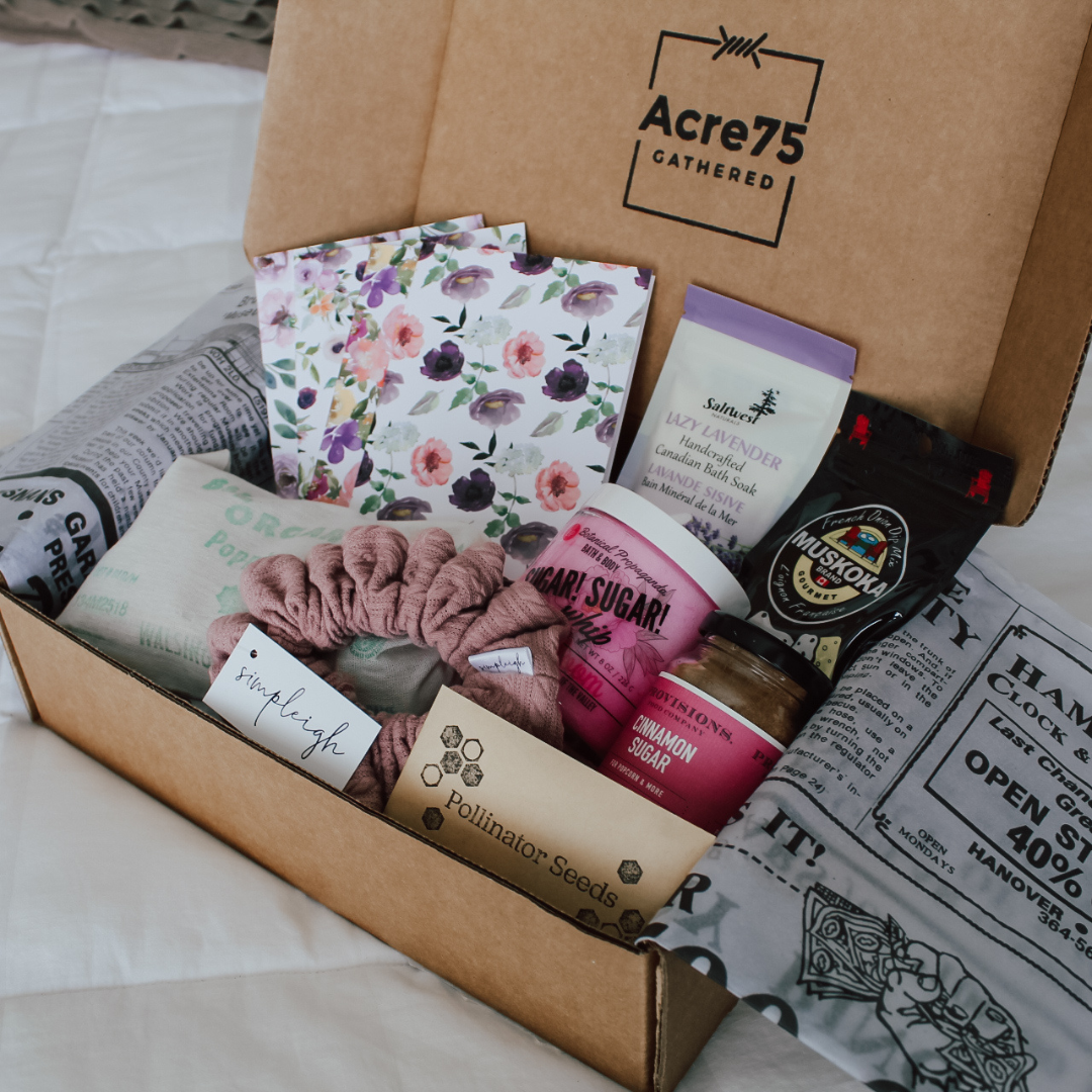March 2022 Acre75 Gathered Box Unboxed! | Acre75.ca