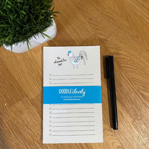 Doodle Lovely Checklist Notepad- Hubbards,NS 